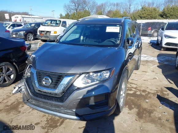 2017 Nissan Rogue S with VIN KNMAT2MV9HP542259, listed as a IAAI auction lot 41374906 with 107,217 mi miles. Bid and sale history available at carsss.com. Image 17.