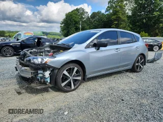 2017 Subaru Impreza with VIN 4S3GTAA61H1717317, listed as a Copart auction lot 64291045 with 75,346 mi miles and Salvage title. Bid and sale history available at DreamBid. Image 1.