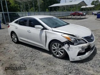 2014 Hyundai Azera with VIN KMHFG4JG3EA348610, listed as a Copart auction lot 61242735 with 190,846 mi miles and Salvage title. Bid and sale history available at DreamBid. Image 4.