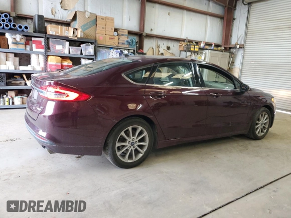 2017 Ford Fusion SE with VIN 3FA6P0HD0HR299617, listed as a Copart auction lot 54745165 with 124,594 mi miles and Clean title. Bid and sale history available at DreamBid. Image 3.