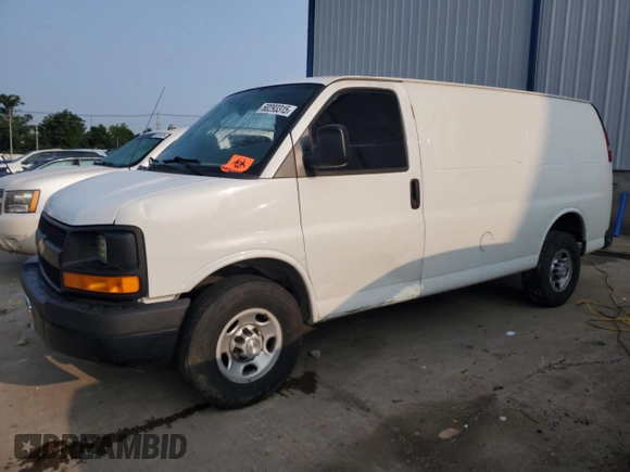 2016 Chevrolet Express Cargo with VIN 1GCWGAFF7G1184428, listed as a Copart auction lot 60293315 with 353,374 mi miles and Salvage title. Bid and sale history available at DreamBid. Image 1.