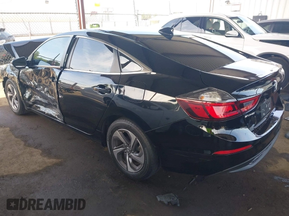2019 Honda Insight EX with VIN 19XZE4F52KE014737, listed as a IAAI auction lot 42100837 with 35,402 mi miles and . Bid and sale history available at carsss.com. Image 3.