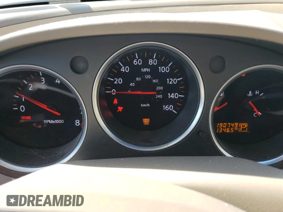 2008 Nissan Maxima 3.5 SL with VIN 1N4BA41E48C808911, listed as a Copart auction lot 50864065 with 190,749 mi miles and Salvage Title. Bid and sale history available at carsss.com. Image 9.