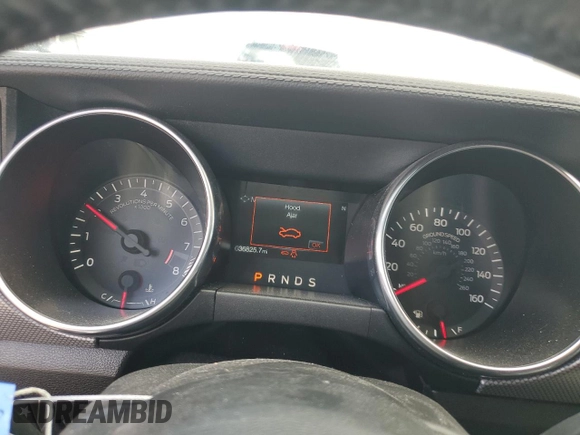 2021 Ford Mustang GT with VIN 1FA6P8CFXM5147543, listed as a Copart auction lot 61765065 with 36,825 mi miles and Salvage title. Bid and sale history available at DreamBid. Image 9.