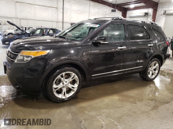 2013 Ford Explorer Limited z VIN 1FM5K8F80DGB93559, wystawiony jako Copart lot #52115365 z przebiegiem 159 681 mil mil oraz Szkoda całkowita • Salvage title. Historia ofert i sprzedaży dostępna na DreamBid. Obrazek 1.