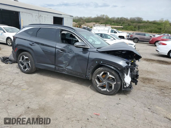 2024 Hyundai Tucson Limited with VIN 5NMJE3DE8RH348218, listed as a Copart auction lot 55144015 with 38,887 mi miles and Non Repairable. Bid and sale history available at DreamBid. Image 4.