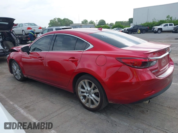 2016 Mazda 6 i Grand Touring with VIN JM1GJ1W57G1460281, listed as a IAAI auction lot 42016051 with 89,784 mi miles. Bid and sale history available at carsss.com. Image 14.