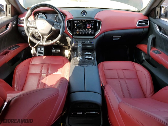 2022 Maserati Ghibli Modena Q4 with VIN ZAM57YTM7N1388954, listed as a Copart auction lot 70619264 with 24,909 mi miles and Salvage Title. Bid and sale history available at carsss.com. Image 8.