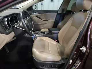 2015 Kia Optima EX z VIN 5XXGN4A71FG414771, wystawiony jako Copart lot #64303495 z przebiegiem 99 907 mil mil oraz Czysty tytuł • Clean title. Historia ofert i sprzedaży dostępna na DreamBid. Obrazek 7.