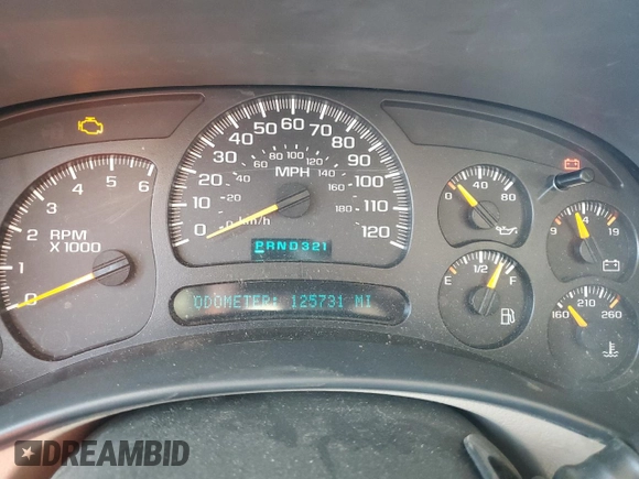 2004 GMC Yukon SLE z VIN 1GKEC13V64R277493, wystawiony jako Copart lot #68819754 z przebiegiem 125 731 mil mil oraz Szkoda całkowita • Salvage title. Historia ofert i sprzedaży dostępna na DreamBid. Obrazek 9.
