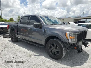 2021 Ford F-150 XL with VIN 1FTFW1E87MFC00633, listed as a Copart auction lot 65318235 with 91,264 mi miles and Salvage title. Bid and sale history available at DreamBid. Image 4.