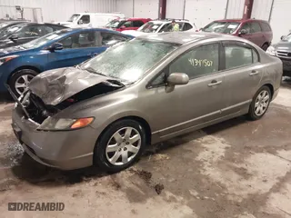 2007 Honda Civic Sdn LX with VIN 2HGFA165X7H311345, listed as a IAAI auction lot 41347507 with 109,411 mi miles. Bid and sale history available at carsss.com. Image 2.