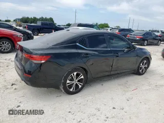 2021 Nissan Sentra SV with VIN 3N1AB8CV8MY249391, listed as a Copart auction lot 57979905 with 67,965 mi miles and Salvage title. Bid and sale history available at DreamBid. Image 3.