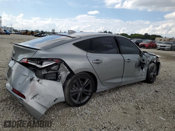 2024 Acura Integra w/A-Spec Technology Package with VIN 19UDE4H67RA005353, listed as a Copart auction lot 71351084 with 16,629 mi miles and Non Repairable. Bid and sale history available at carsss.com. Image 3.