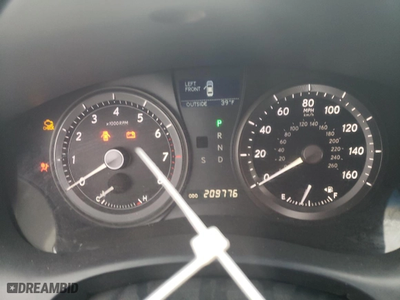 2008 Lexus ES 350 with VIN JTHBJ46G482185962, listed as a Copart auction lot 47146215 with 209,776 mi miles and Salvage Title. Bid and sale history available at carsss.com. Image 9.