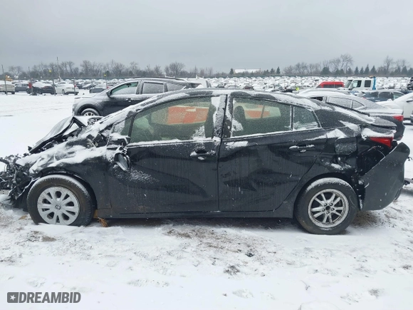 2019 Toyota Prius L Eco with VIN JTDKARFU9K3072837, listed as a IAAI auction lot 41303858 with 0 mi miles. Bid and sale history available at carsss.com. Image 15.