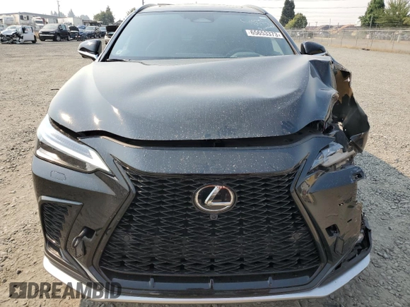 2022 Lexus NX with VIN JTJKKCFZ3N2005843, listed as a Copart auction lot 65653373 with 7,336 mi miles. Bid and sale history available at carsss.com. Image 5.