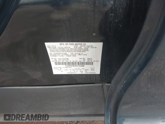 2014 Ford Taurus SEL with VIN 1FAHP2E83EG125068, listed as a IAAI auction lot 42101295 with 244,063 mi miles. Bid and sale history available at carsss.com. Image 9.