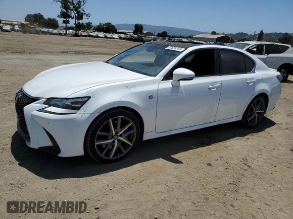 2017 Lexus GS 350 with VIN JTHBZ1BL8HA011960, listed as a Copart auction lot 60634705 with 147,485 mi miles and Salvage title. Bid and sale history available at DreamBid. Image 1.