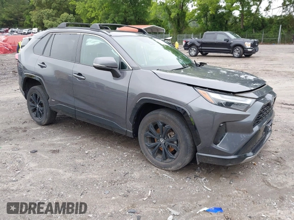 2022 Toyota RAV4 Hybrid SE with VIN 2T3T6RFV6NW036068, listed as a IAAI auction lot 42344831 with 44,801 mi miles and . Bid and sale history available at DreamBid. Image 1.