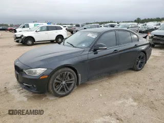 2014 BMW 3 Series 335i with VIN WBA3A9C52EF479335, listed as a Copart auction lot 47108015 with 95,745 mi miles and Salvage Title. Bid and sale history available at carsss.com. Image 1.