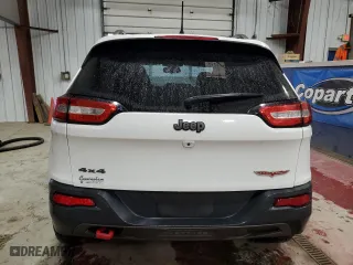 2016 Jeep Cherokee Trailhawk with VIN 1C4PJMBB3GW146241, listed as a Copart auction lot 81705684 with 128,873 mi miles and Salvage Title. Bid and sale history available at carsss.com. Image 6.