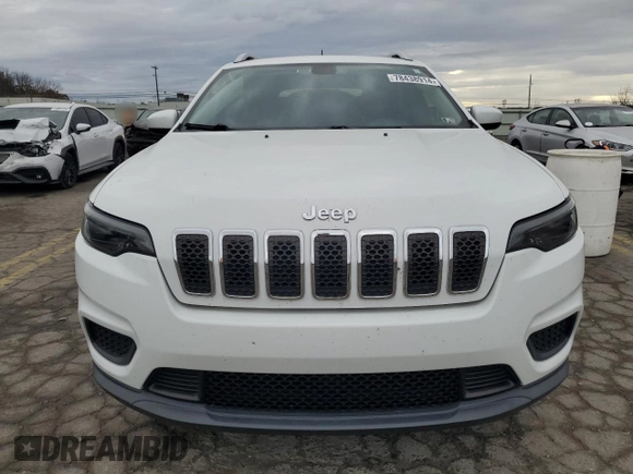 2020 Jeep Cherokee Latitude with VIN 1C4PJMCB3LD580146, listed as a Copart auction lot 78438914 with 54,738 mi miles and Salvage title. Bid and sale history available at DreamBid. Image 5.