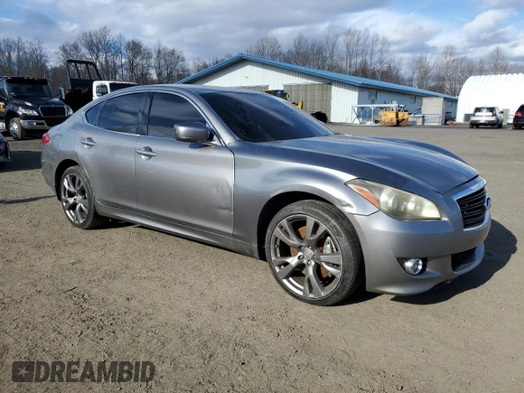 2013 Infiniti M z VIN JN1BY1AR3DM603904, wystawiony jako Copart lot #53673135 z przebiegiem 158 066 mil mil oraz Czysty tytuł • Clean title. Historia ofert i sprzedaży dostępna na DreamBid. Obrazek 4.