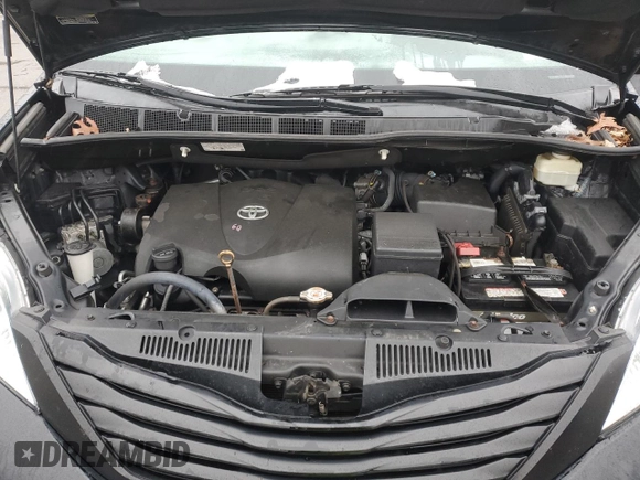 2017 Toyota Sienna L with VIN 5TDZZ3DC7HS900115, listed as a Copart auction lot 44694995 with 80,798 mi miles and Salvage Title. Bid and sale history available at DreamBid. Image 12.