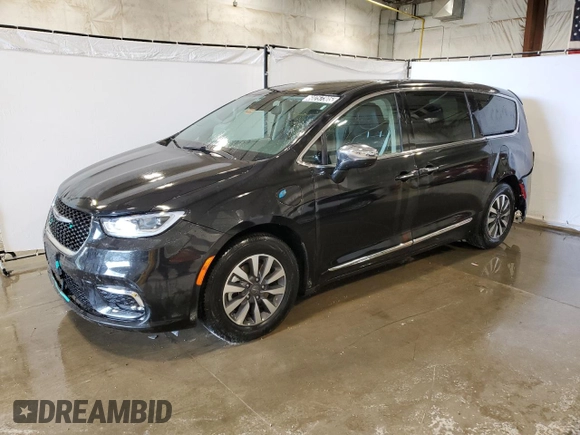 2023 Chrysler Pacifica Hybrid Limited with VIN 2C4RC1S75PR626237, listed as a Copart auction lot 60257305 with 61,864 mi miles and Salvage title. Bid and sale history available at DreamBid. Image 1.