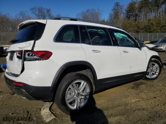 2021 Mercedes-Benz GLB with VIN W1N4M4HB8MW109028, listed as a Copart auction lot 42747345 with NaN miles and Salvage Title. Bid and sale history available at carsss.com. Image 3.