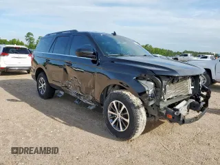 2021 Ford Expedition XLT with VIN 1FMJU1HT9MEA53247, listed as a Copart auction lot 64267655 with 53,162 mi miles and Salvage title. Bid and sale history available at DreamBid. Image 4.
