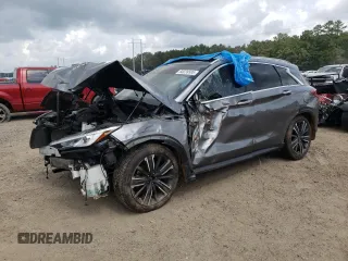 2021 Infiniti QX50 Luxe z VIN 3PCAJ5BA7MF109518, wystawiony jako Copart lot #60239585 z przebiegiem 78 885 mil mil oraz Szkoda całkowita • Salvage title. Historia ofert i sprzedaży dostępna na DreamBid. Obrazek 1.