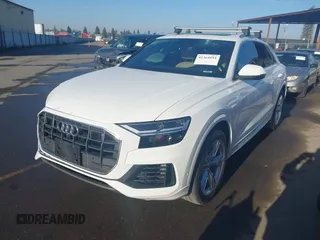 2022 Audi Q8 Premium Plus with VIN WA1BVBF13ND011283, listed as a IAAI auction lot 41364694 with 63,079 mi miles. Bid and sale history available at carsss.com. Image 21.