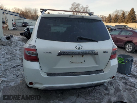 2009 Toyota Highlander Hybrid with VIN JTEEW41AX92033927, listed as a Copart auction lot 42945315 with 200,892 mi miles and Clean Title. Bid and sale history available at carsss.com. Image 6.