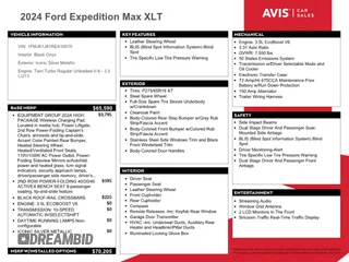 2024 Ford Expedition Max XLT with VIN 1FMJK1J81REA10010, listed as a Copart auction lot 47220685 with 28,153 mi miles and Clean Title. Bid and sale history available at DreamBid. Image 13.