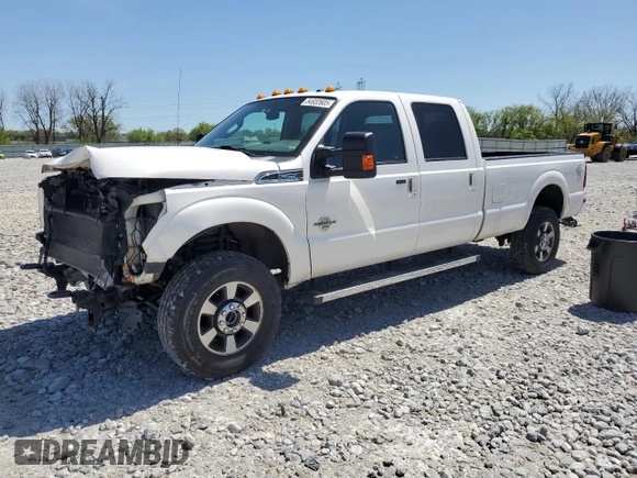 2016 Ford Super Duty F-250 SRW Lariat with VIN 1FT7W2BT7GEA20243, listed as a Copart auction lot 54932605 with 149,055 mi miles and Salvage Title. Bid and sale history available at carsss.com. Image 1.
