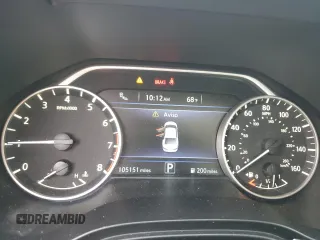 2016 Nissan Maxima SL with VIN 1N4AA6AP2GC392414, listed as a Copart auction lot 60598635 with 105,151 mi miles and Salvage title. Bid and sale history available at DreamBid. Image 9.