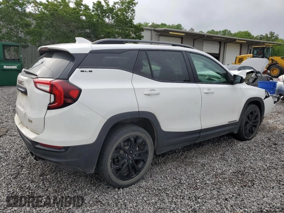 2022 GMC Terrain SLE with VIN 3GKALMEV9NL179404, listed as a Copart auction lot 55949255 with 63,840 mi miles and Salvage title. Bid and sale history available at DreamBid. Image 3.