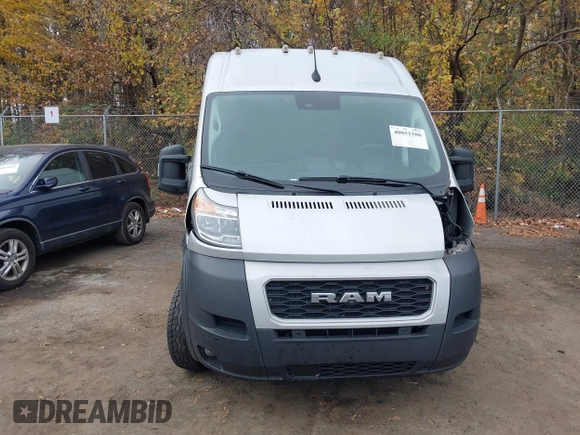 2022 Ram ProMaster Cargo with VIN 3C6MRVJG3NE104553, listed as a IAAI auction lot 40851506 with 209,905 mi miles and . Bid and sale history available at DreamBid. Image 12.