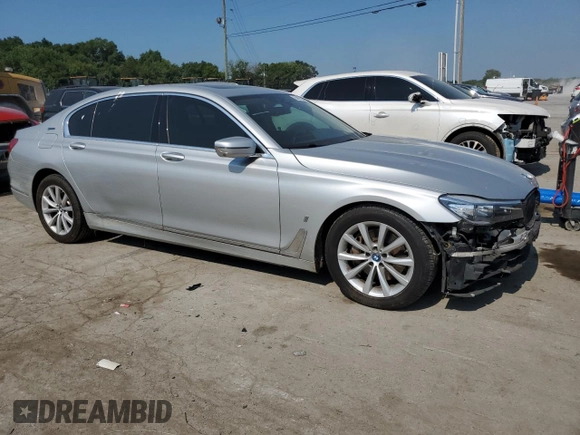 2018 BMW 7 Series 740e xDrive iPerformance with VIN WBA7J2C51JG938447, listed as a Copart auction lot 63021064 with 81,105 mi miles and Salvage Title. Bid and sale history available at carsss.com. Image 4.