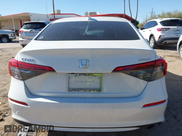 2022 Honda Civic Sedan Sport with VIN 2HGFE2F5XNH604976, listed as a IAAI auction lot 41829033 with 68,102 mi miles. Bid and sale history available at carsss.com. Image 17.