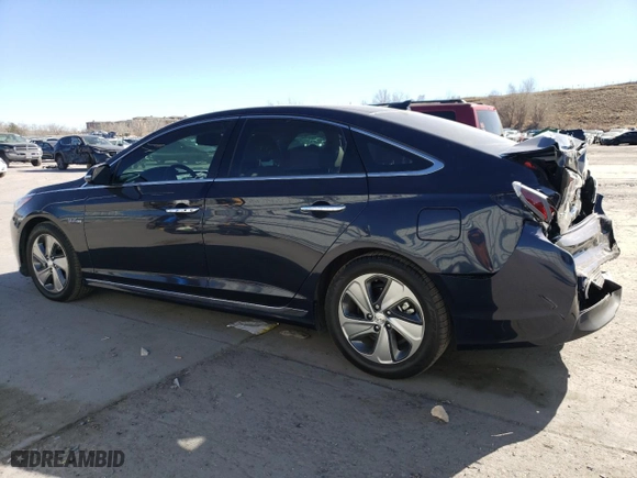 2017 Hyundai Sonata Hybrid Limited with VIN KMHE34L36HA072509, listed as a Copart auction lot 47379935 with 33,789 mi miles and Salvage Title. Bid and sale history available at carsss.com. Image 2.