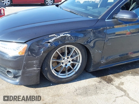 2017 Audi A8 L Sport with VIN WAU43AFDXHN003685, listed as a IAAI auction lot 41264314 with 114,828 mi miles. Bid and sale history available at carsss.com. Image 6.