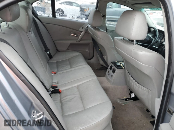 2004 BMW 5 Series 530i with VIN WBANA73554B058552, listed as a Copart auction lot 49549885 with 251,004 mi miles and Salvage Title. Bid and sale history available at DreamBid. Image 10.