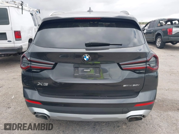 2023 BMW X3 sDrive30i with VIN 5UX43DP09P9R23362, listed as a IAAI auction lot 41709641 with 30,696 mi miles and . Bid and sale history available at DreamBid. Image 17.