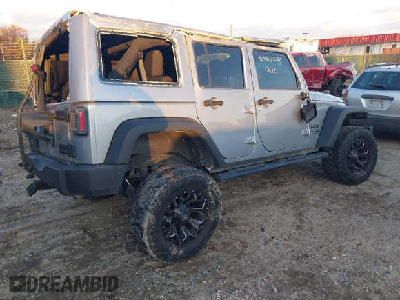 2018 Jeep Wrangler JK Unlimited Sport S with VIN 1C4BJWDG5JL862100, listed as a IAAI auction lot 40986228 with 1 mi miles. Bid and sale history available at carsss.com. Image 4.