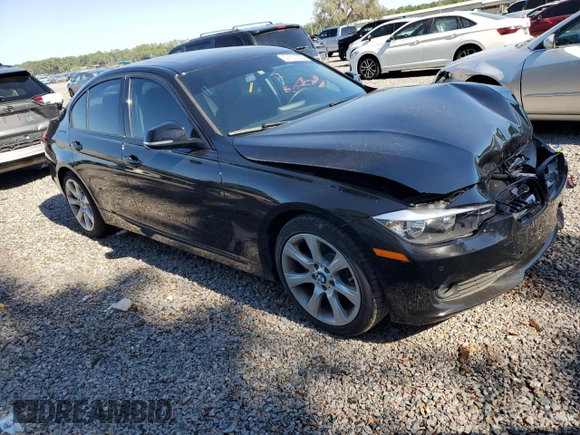 2015 BMW 3 Series 320i with VIN WBA3B1G53FNT07458, listed as a Copart auction lot 52850055 with 138,033 mi miles and Salvage Title. Bid and sale history available at carsss.com. Image 4.