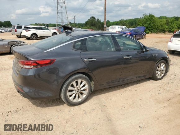 2018 Kia Optima LX with VIN 5XXGT4L33JG210174, listed as a Copart auction lot 54715425 with 150,023 mi miles and Salvage title. Bid and sale history available at DreamBid. Image 3.