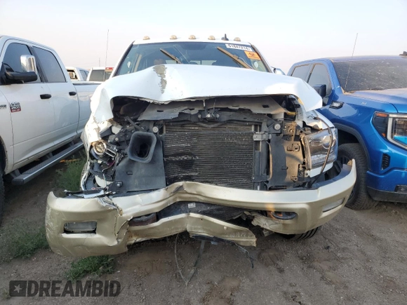 2013 Ram 3500 Longhorn with VIN 3C63RRKL9DG548814, listed as a Copart auction lot 61847214 with 0 mi miles and Salvage Title. Bid and sale history available at carsss.com. Image 5.